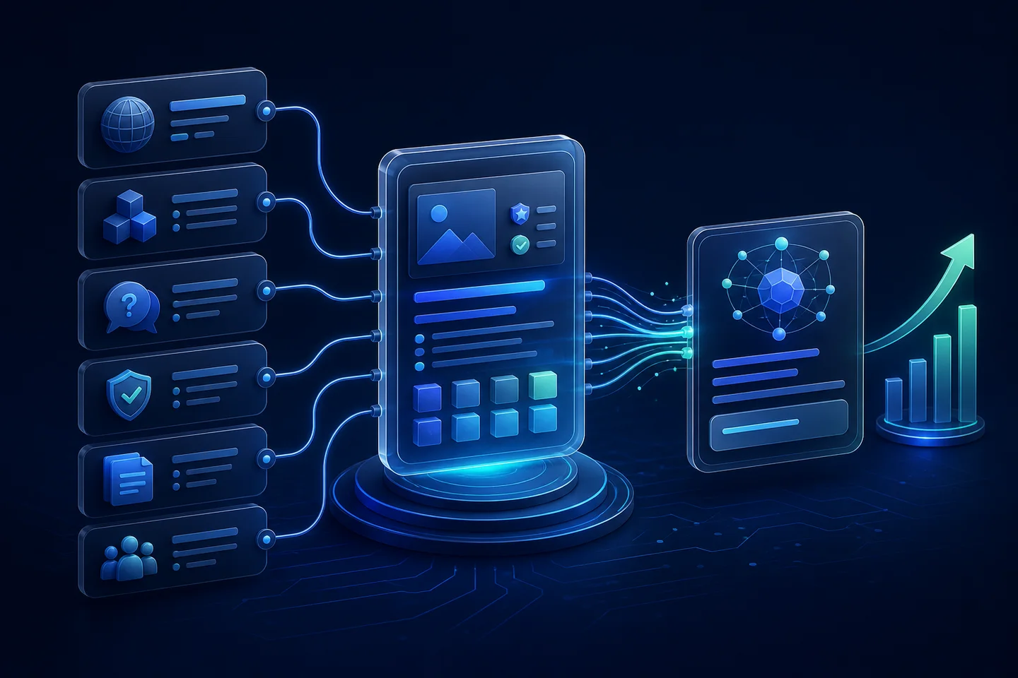 Minh họa kiến trúc hệ thống bán hàng FlyTrustContent Enterprise